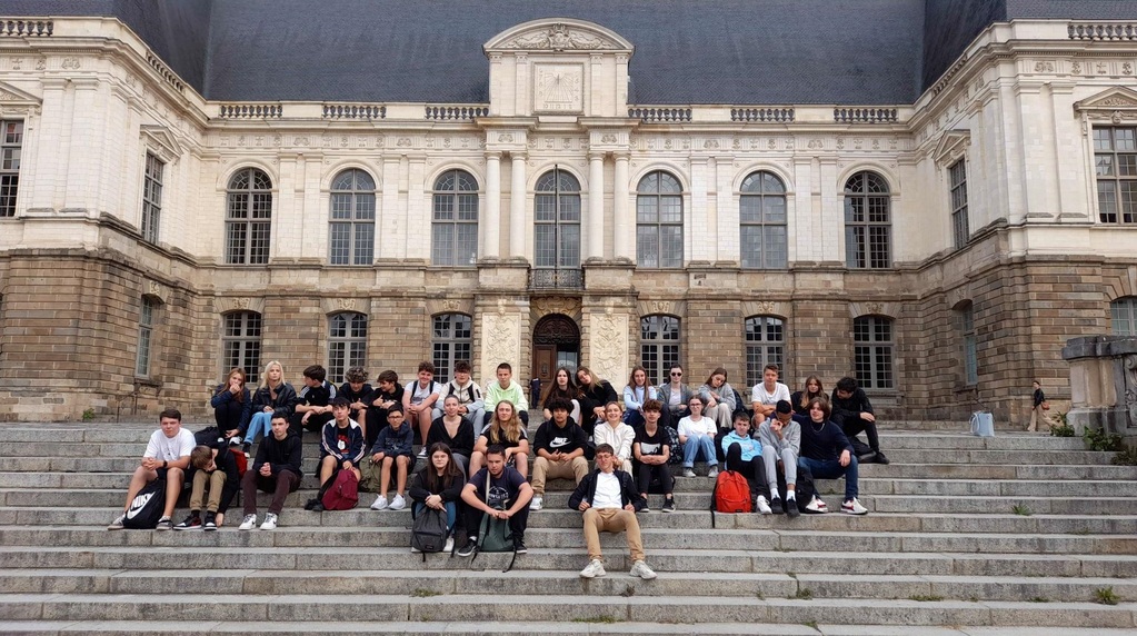 Les élèves de seconde BACS professionnels en sortie culturelle à Rennes